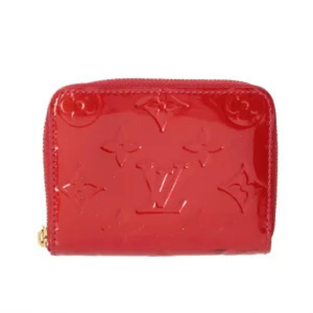 Louis Vuitton Monogram Vernis Zippy Coin Pomme d Amour Case Wallet